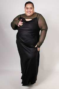 99 Flash Sale: TCD Dihlia Top - Khaki Mesh Stripes