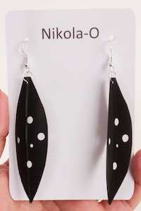 Nikola-O - Karamu Earrings Black