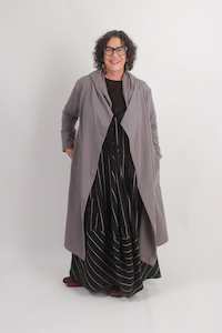 Styles Like A Cardigan Piece: TCD - Hooded Artist Cardigan - Grey