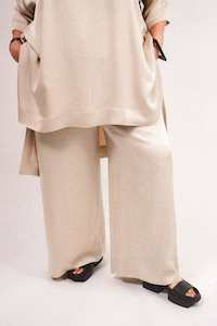 Size 1 16: TCD Sadie Pant - Champagne Satin