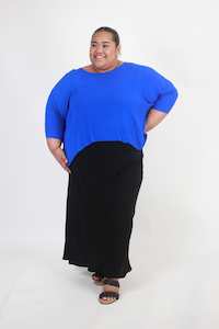 Mesh Separates Bias Slips: TCD Short Haven - Cobalt Blue