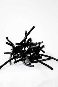 Mikas: Mikas Splash Bangle - Black