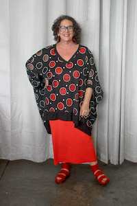 All White Everything: TCD Mod Top - Polka Dot