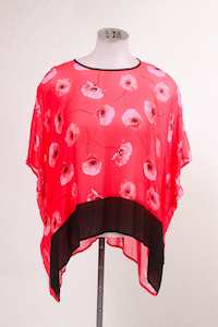 Juna: Juna Banded T  - Poppy