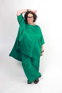 TCD Dawson Top - Emerald Satin (LUCKY LAST - S = 14-18)