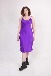 TCD Midi Bias Slip Dress - Purple