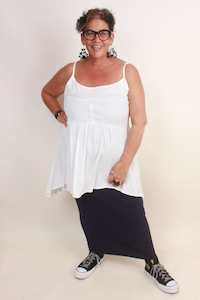 Penny Puff Carmen Camisole: TCD Carmen camisole - Cream