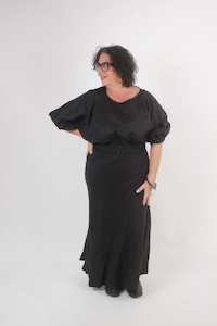 TCD Sabrina Drop Top- Black