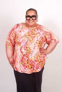 Prints Essentials: TCD Curve Tee (T-Shirt) - Monet Print