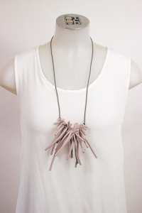Under 200: Mikas - Piano Necklace - Blush Pink