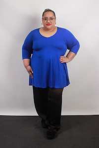 Under 200: TCD Evie Tee (T-Shirt) - Cobalt Blue