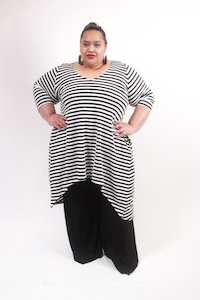 Under 300: TCD Ring My Bell - Cream Stripes