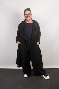 TCD - Hooded Artist Cardigan - Black