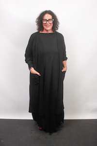 300 And Up: TCD Cardigan - Black