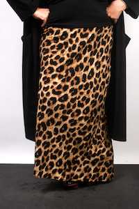 TCD Pansy Bias Cut Skirt - Animal Print