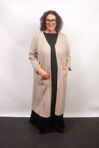 Wool Collection: TCD Cardigan - Oat