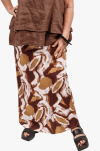 Tcd The Carpenters Daughter: TCD Pansy Bias Cut Skirt - Print