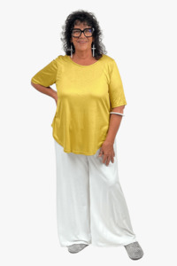 TCD Curve Tee - Gold