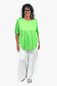 TCD Curve Tee - Fluor Green