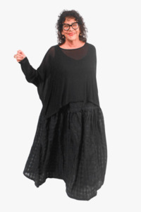 TCD - Petticoat Dress - Black Check