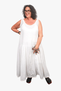 TCD - Petticoat Dress - Cream Cotton Voile