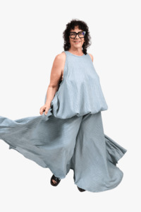 Size O S: TCD Orbit Camisole - Sky Blue