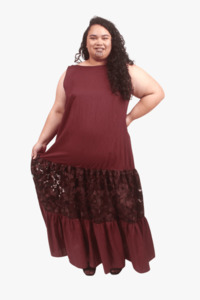 M 18: Gorjis Arlo Petticoat - Merlot Linen
