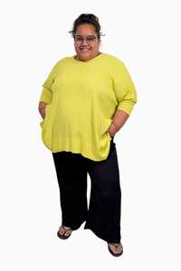 Tcd The Carpenters Daughter: TCD - Woven Tee  Top - Citrus