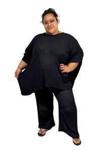 TCD - Woven Tee  Top - Sheer Black