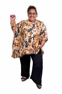 Under 300: TCD Woven Tee  Top - Golden Breeze