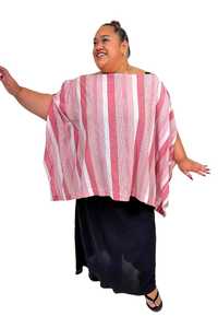 Under 200: Gorjis Coverall Top - Red stripe