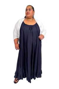 TCD Maxi Baby Doll Dress - Navy