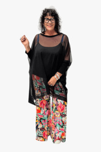 Tcd The Carpenters Daughter: TCD Habitat Top - Black Mesh
