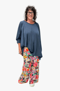 TCD Habitat Top - Denim Merino