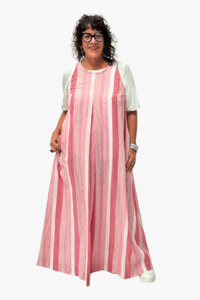 TCD Gin Dress - Red Stripe
