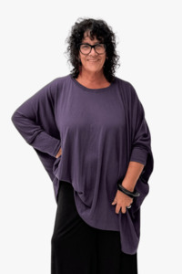 Tcd The Carpenters Daughter: TCD Habitat Top - Purple Merino