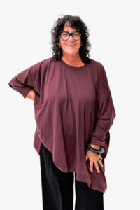 Tcd The Carpenters Daughter: TCD Habitat Top - Plum Merino