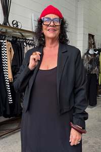 Tcd The Carpenters Daughter: TCD Marrs Jacket - Black Wool
