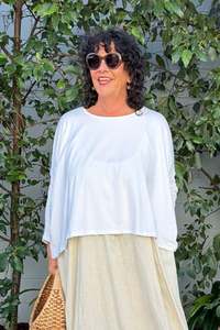 Tcd The Carpenters Daughter: TCD Lockdown Crop - Vintage White