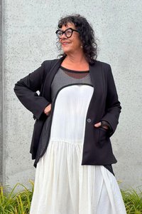 TCD Riding Jacket - Black Ponte