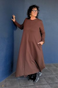 TCD Onyx Dress - Chocolate Brown
