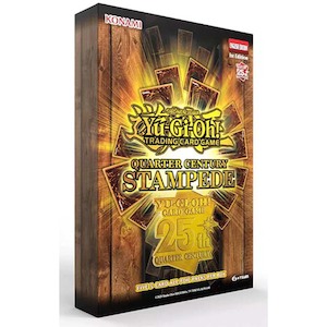 Sealed Yu Gi Oh: Yugioh! Booster Packs: Quarter Century Stampede 3-Pack Tuck Box *Sealed*