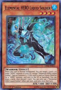 Elemental Hero Liquid Soldier [LED6-EN013] Ultra Rare
