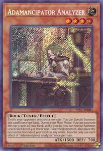 Secret Slayers: Adamancipator Analyzer [SESL-EN003] Secret Rare