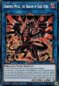 Battles Of Legend Armageddon Tcg Collector Nz: Darkness Metal, the Dragon of Dark Steel [BLAR-EN047] Secret Rare