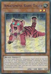 Amazoness Baby Tiger (Purple) [LDS1-EN023] Ultra Rare
