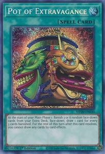 2020 Mega Tins Tcg Collector Nz: Pot of Extravagance [MP20-EN030] Prismatic Secret Rare