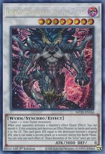 2020 Mega Tins Tcg Collector Nz: Draco Berserker of the Tenyi [MP20-EN166] Prismatic Secret Rare
