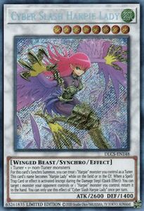 Dragons Of Legend The Complete Series Tcg Collector Nz: Cyber Slash Harpie Lady [DLCS-EN148] Secret Rare