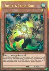 Maximum Gold Tcg Collector Nz: Droll & Lock Bird (Alternate Art) [MAGO-EN006] Gold Rare